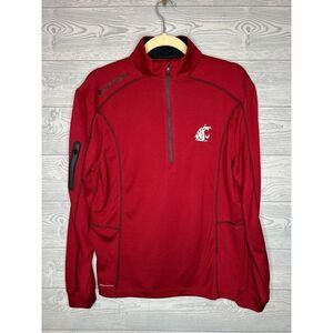 COLUMBIA GOLF WASHINGTON STATE COUGARS  WOMENS CRIMSON SHOTGUN LONG SLEEVE  S/P